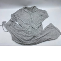Women's gray shirt and pants pajamas 
