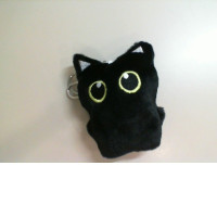 Black cat toy