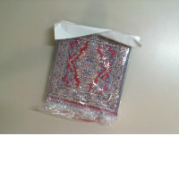 Notebook in fabric wrapping