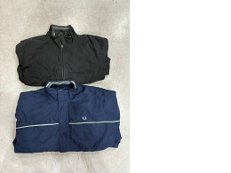 Set of 2 Vintage Fred Perry Puffer Jacket Regular Fit Full Zip 