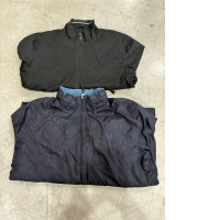 Set of 2 Men's Oversized Padded Bomber Jacket, Full Zip