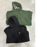 Set of 2 Jacket with front pockets, embroidered logo, hooded