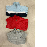 Set of 3 Vintage zip-up windbreaker jacket
