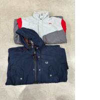Set of 2 Fred Perry Long Quilted Multi Pocket Jacket Set of 2 Fred Perry Long Quilted Multi Pocket Jacket