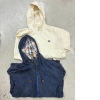 Set of 2 Fred Perry Long zip-up winter jacket with hood