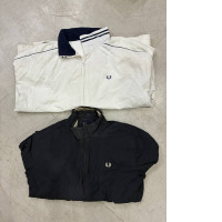 Set of 2  Vintage Vtg Fred Perry Track Top Windbreaker  