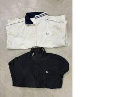 Set of 2  Vintage Vtg Fred Perry Track Top Windbreaker  