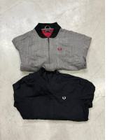 Set of 2  Fred Perry zip-up collar jacket