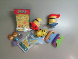 Pikachu and the Minions plastic toy set