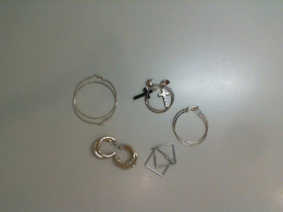 Set of 4 hoop earrings Set of 4 hoop earrings