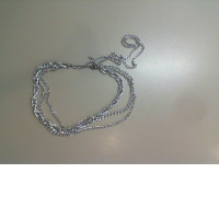 Necklace on the neck