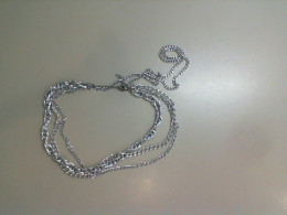 Necklace on the neck