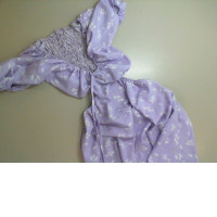 Purple dress with elastic band