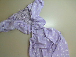 Purple dress with elastic band