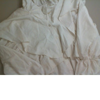 Women's white shirt with frills