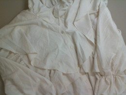 Women's white shirt with frills Women's white shirt with frills