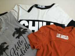 Set of 3 short T-shirts with different designs