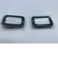 Set of 2 Empty plastic box for earrings, black