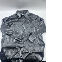 Silver-bronze long-sleeved shirt