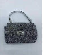 Silver women's handbag 