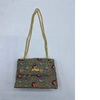 Women's green shoulder bag
