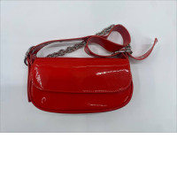 Women's red shoulder bag 