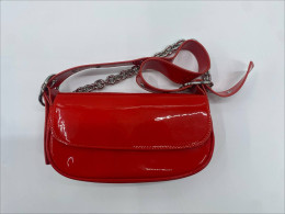 Women's red shoulder bag 