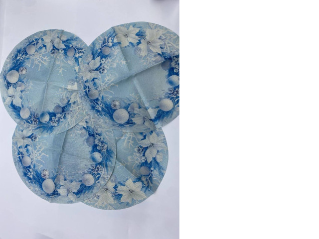 Set of 4 Blue placemat Set of 4 Blue placemat