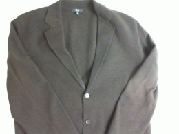 Brown cashmere button-down jacket Brown cashmere button-down jacket