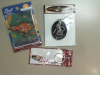 Set of 3 Bali souvenir keychains