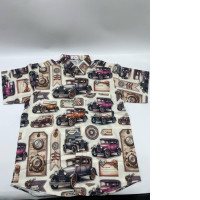 Men's Hawaiian shirt with pattern 