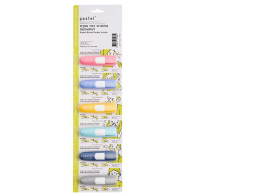 Set of 6 Pastel portable inhaler