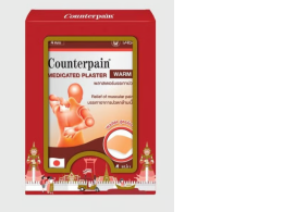 COUNTERPAIN Medicated Plaster Warm
