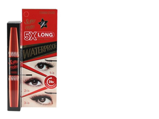 Sivanna Colors Super Model 5X Long Mascara 4.5g+1.2g Sivanna Colors Super Model 5X Long Mascara 4.5g+1.2g