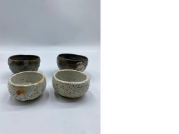 Set of 4 Glass Marble Teacup Set of 4 Glass Marble Teacup