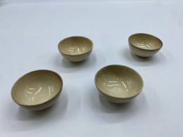 Set of 4 Glass, Japanese vintage glass cup, light brown color Set of 4 Glass, Japanese vintage glass cup, light brown color