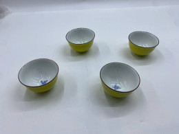 Set of 4 Glass, green Japanese hot glass cup Set of 4 Glass, green Japanese hot glass cup