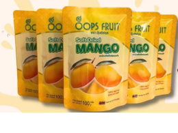 Set of 6 OOPS FRUIT dried mango