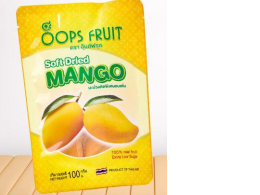 Set of 4 OOPS FRUIT dried mango 