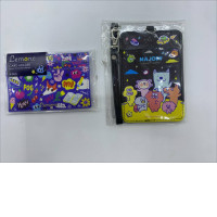 Set  of  2 Children's wallets with cartoon patterns