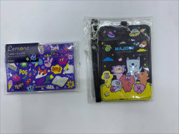 Set  of  2 Children's wallets with cartoon patterns