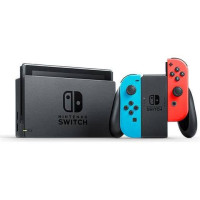 Neon Red is a Nintendo Switch (Nintendo Switch (Neon Red/Neon Blue LCD, 32GB) with a built-in non-removable 4310mAh Li-ion battery)