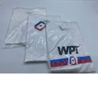 Set of 3 White round neck T-shirt  stand up game wpt prime 
