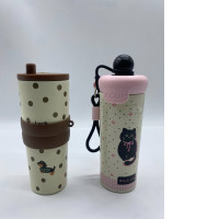 Set of 2 Cold storage glass 