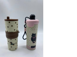 Set of 2 Cold storage glass 