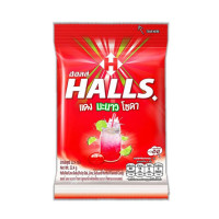 Halls Red Lemon Soda Candy 22.4 g.