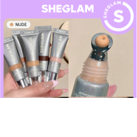 SHEGLAM Bright Eyes Cooling Concealer-Nude Cooling Metal Applicator Matte Liquid Concealer Long Lasting Brightening Color Corrector