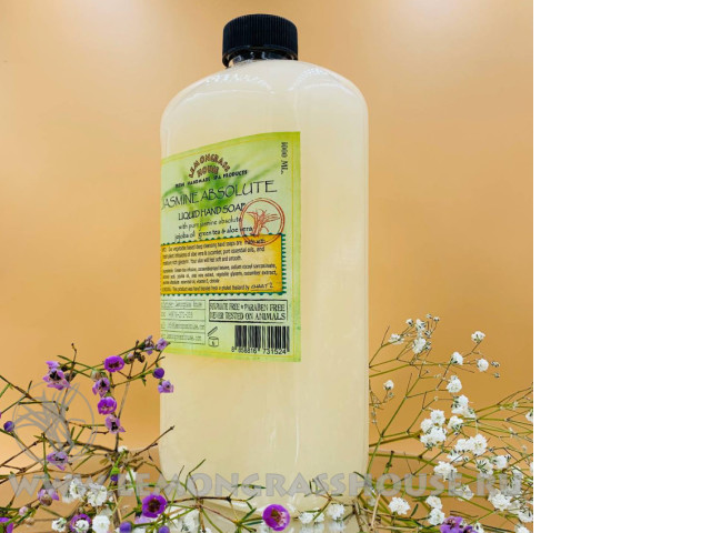Set of 3 LIQUID HAND SOAP JASMINE 1 LTR lemongrass Set of 3 LIQUID HAND SOAP JASMINE 1 LTR lemongrass