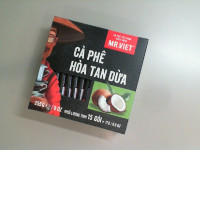 Coffee with coconut milk flavor