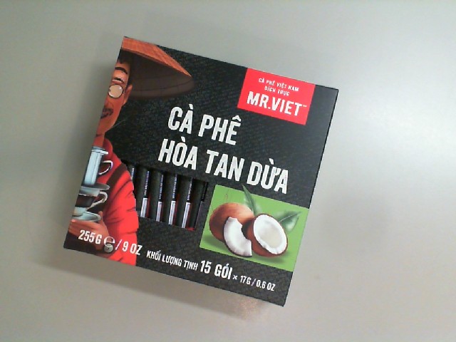 Coffee with coconut milk flavor Coffee with coconut milk flavor